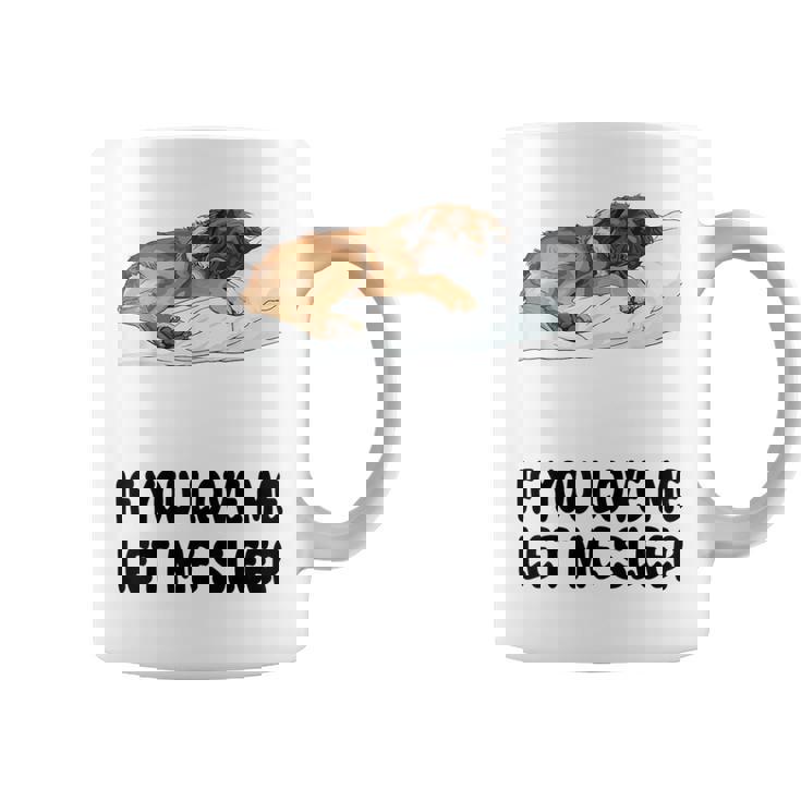 Cute Leonberger If You Love Me Let Meleep パジャマ コーヒーマグ