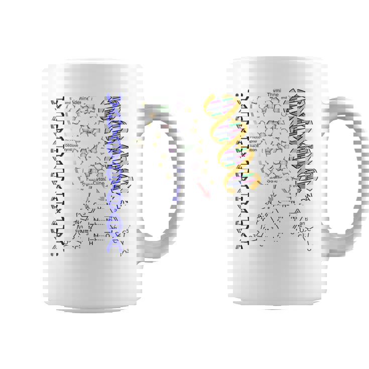 Dna ダブルヘリックス 化学式 分子 サイエンスアート コーヒーマグ