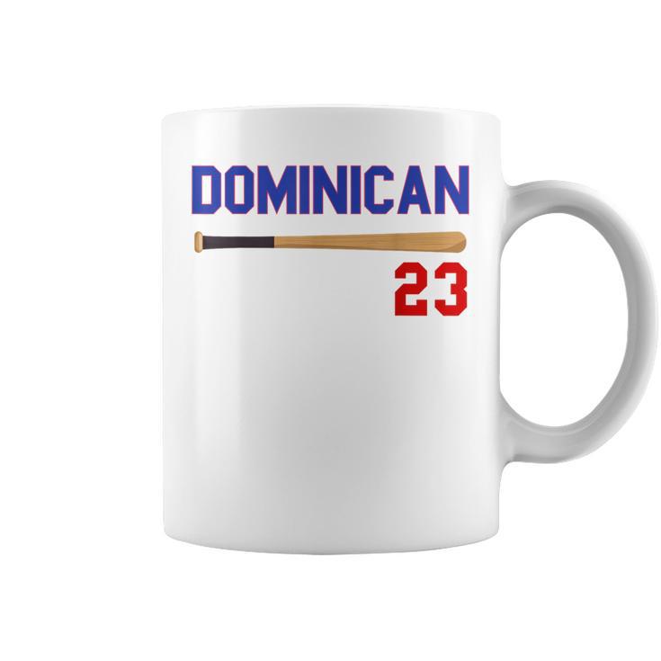 Dominicano Flag Rd República Dominicana De Béisbol Taza de café
