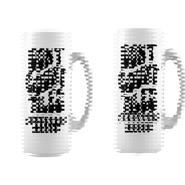 Don't Count Tiles タイルゲーム 麻雀選手 フォールド引退 コーヒーマグ