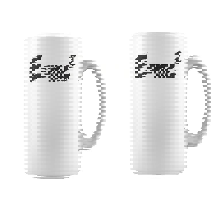 E Mc2 面白い 物理学 サイエンス シャツ エネルギー 質量光 速度 コーヒーマグ