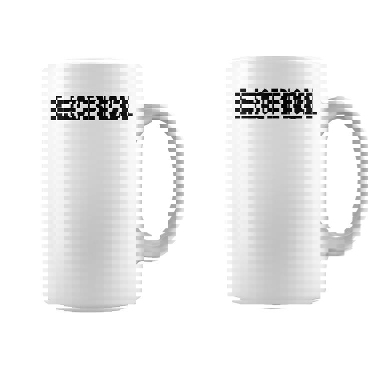 Electrical – Professional Electriciantaff Uniform コーヒーマグ