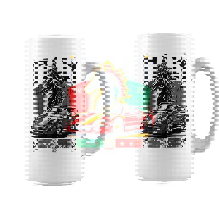 F40 イタリア スー 黒馬 コーヒーマグ