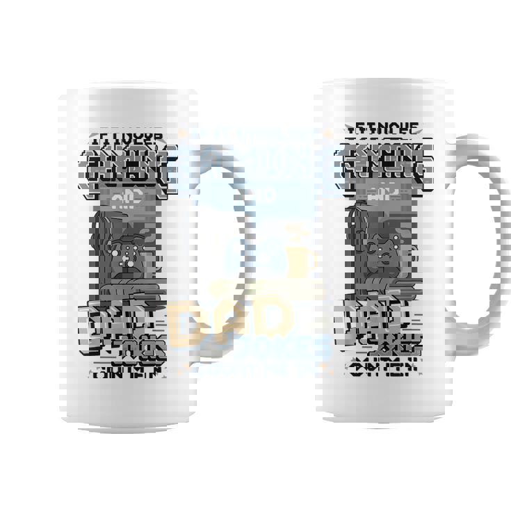 Gaming And Dad Jokes 面白い レトロ ゲーマー 父 しゃれ コーヒーマグ