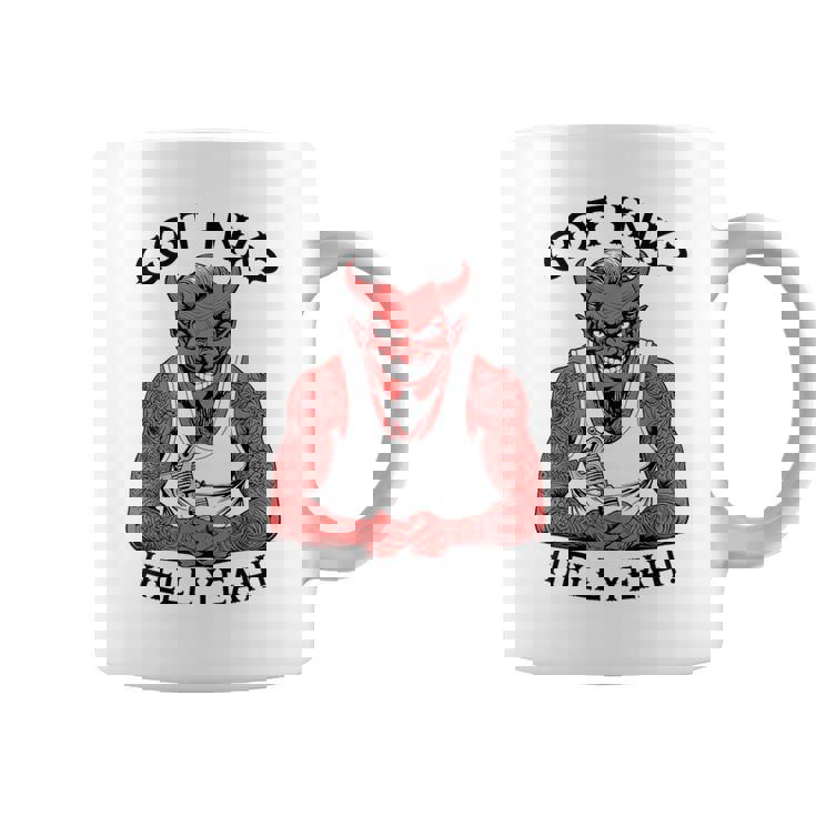 Got Ink Tattoo Devil Hell Yeah Inked Tattooist コーヒーマグ