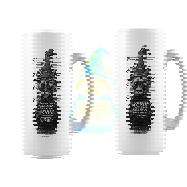 Grilled Cheese Destroyer Trendy Raccoon Cheese Foodie Lover Coffee Mug