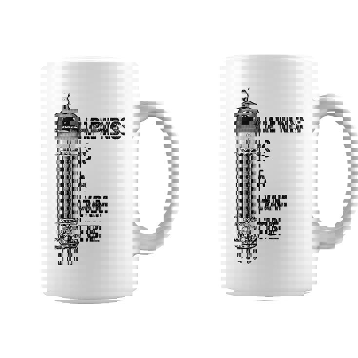 Happiness Is A Warm Tube アナログオーディオ。真空管 コーヒーマグ