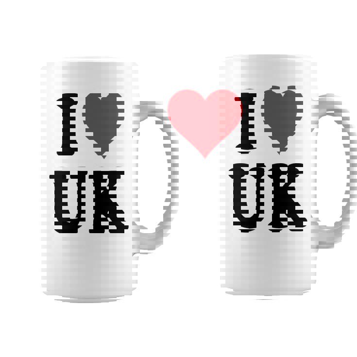 I Heart Uk Initials I Love UK First And Last Name U K 長袖tシャツ コーヒーマグ