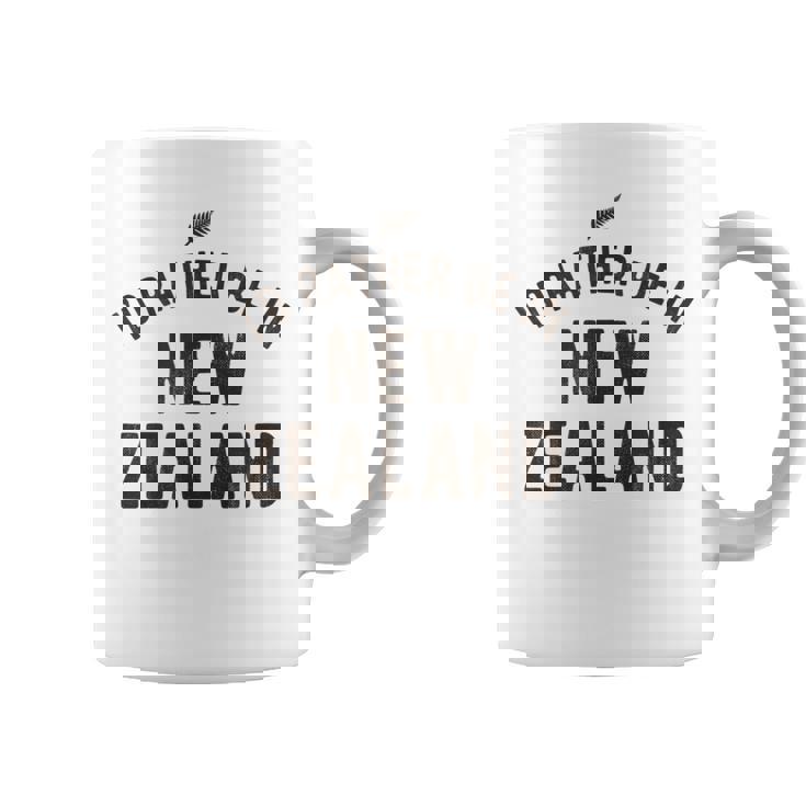 I'd Rather Be In New Zealand Nz Fern Kiwi ギフト コーヒーマグ