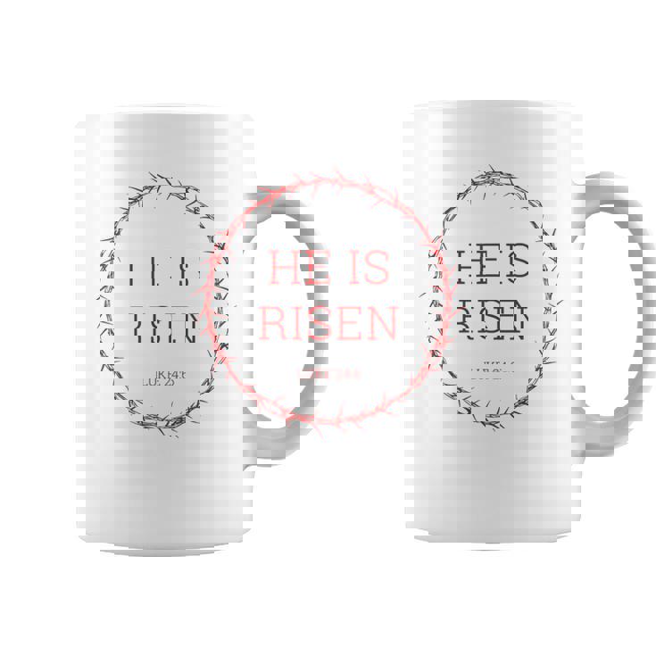 He Is Risen – イエス・キリストの復活イースター聖書の一節 コーヒーマグ