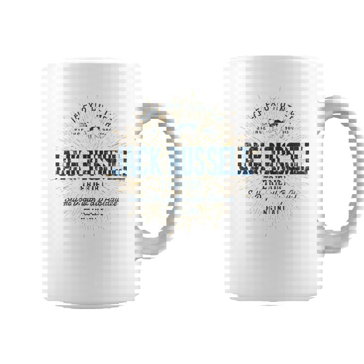 Jack Russell Terrier ヴィンテージジャック・ラッセル・テリア 長袖tシャツ コーヒーマグ