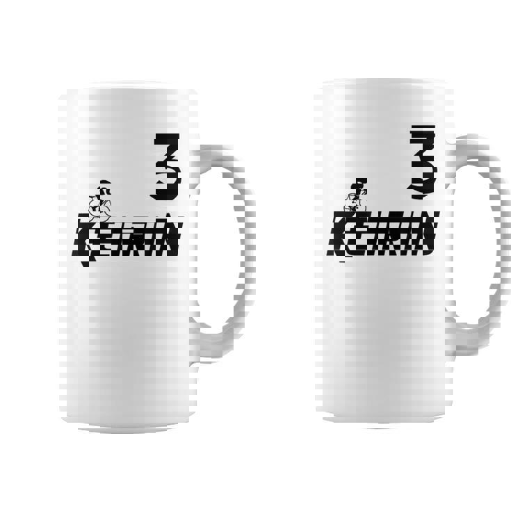 Keirin レッド ナンバー3 レッド ナンバー3 レーシング コーヒーマグ