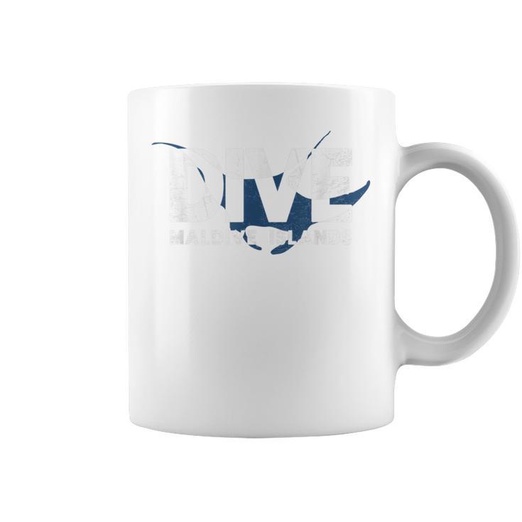 Maldivas Buceo Manta Taza de café