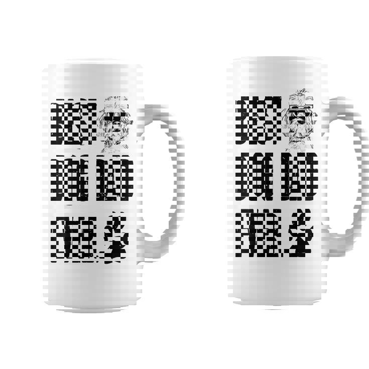 Maltese Papà Papà Miglior Cane Papà Mai Uomini Tazze