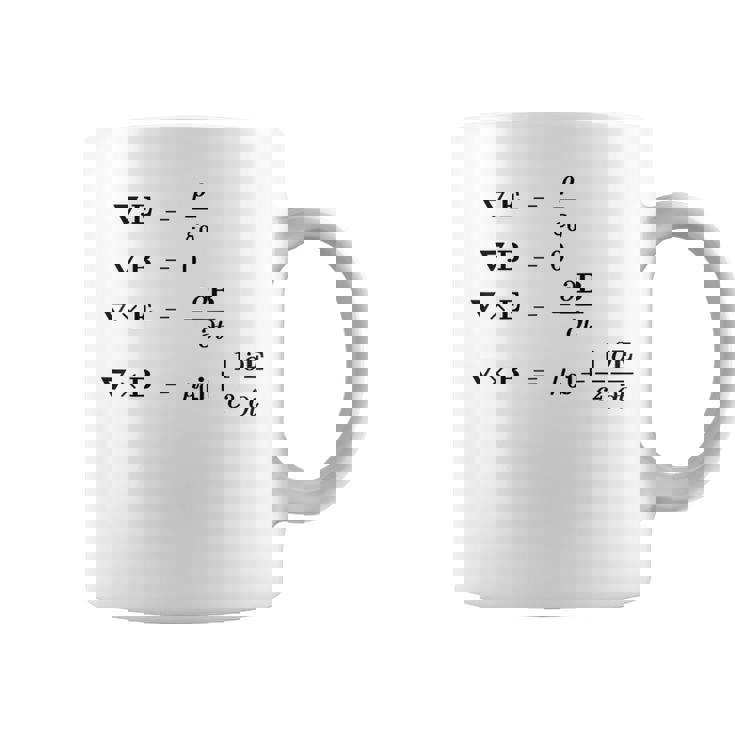 Maxwell 電磁気学・物理・科学の方程式 コーヒーマグ