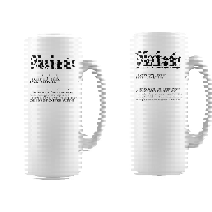 Mecánico Diccionario Definición Mecánico T Taza de café