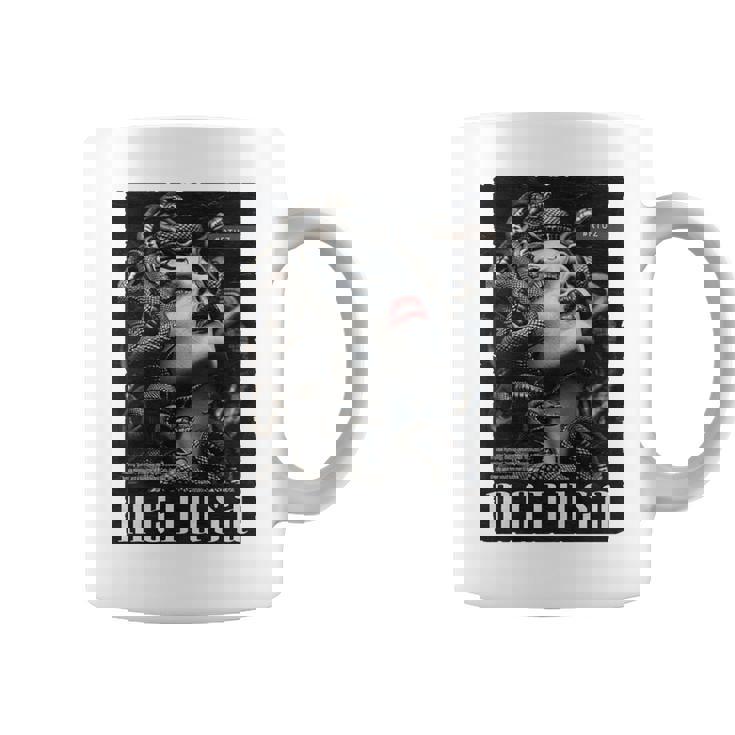 Medusa Backprint 女神の蛇 ギリシャ神話 バックプリント メデューサ 長袖tシャツ コーヒーマグ