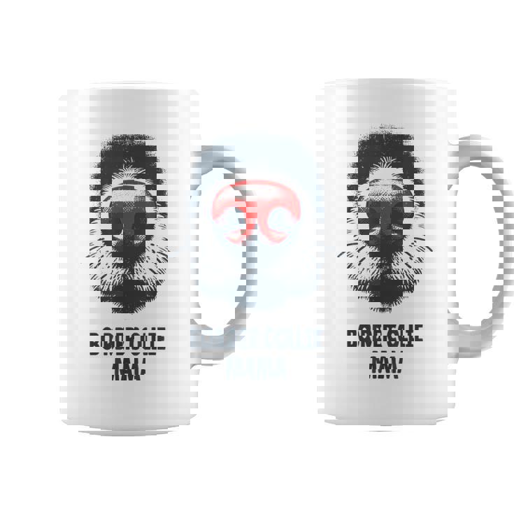 Nariz Para Perro Mamá Border Collie Taza de café