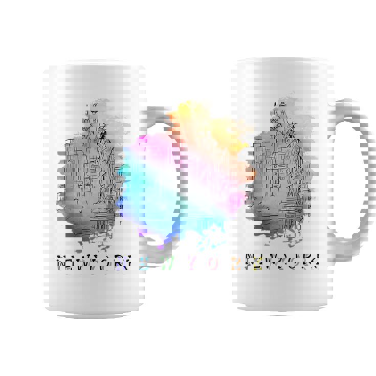 Nyc ニューヨークシティスカイライン 自由の女神 コーヒーマグ