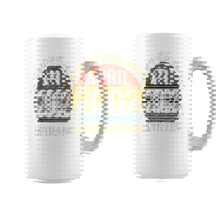 On Back 2002年4月の誕生日 限定版 ヴィンテージ 24Th コーヒーマグ