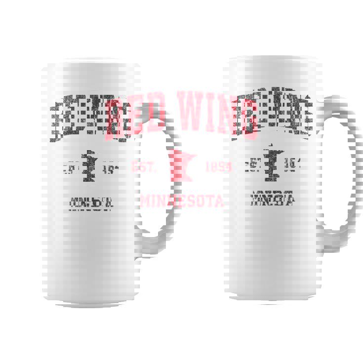 Red Wing ミネソタ Mn ビンテージ スポーツデザイン レッドプリント コーヒーマグ