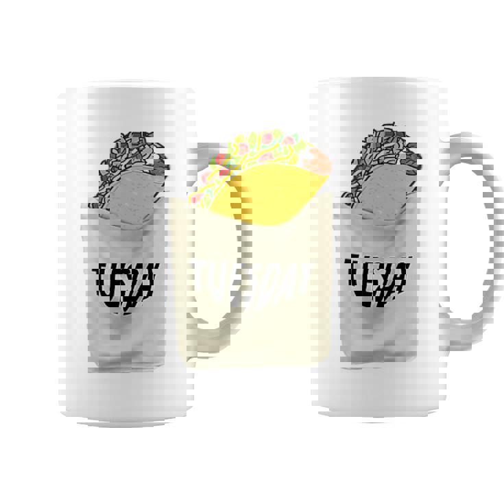 Trendy Taco Tuesday Pocket Food Humour コーヒーマグ