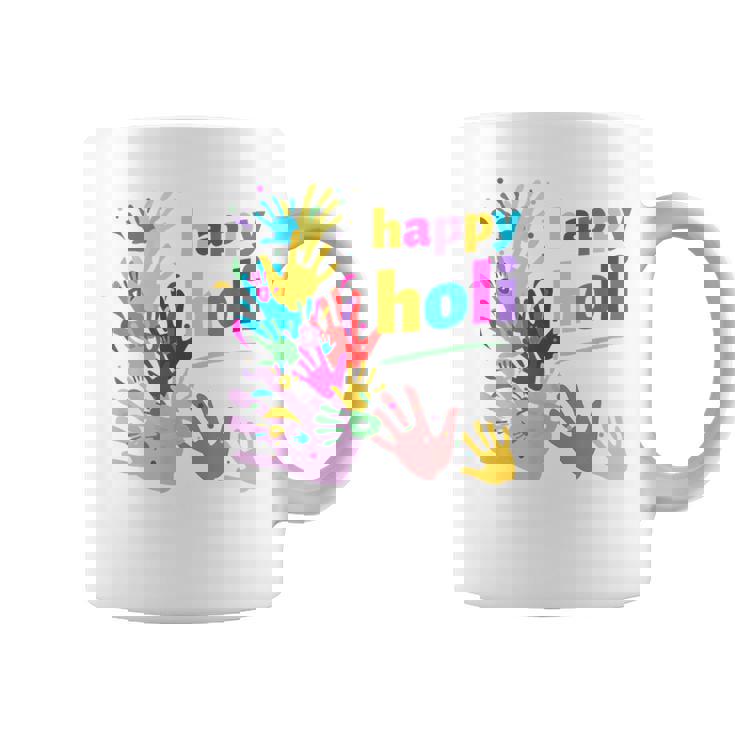 Vibrant Happy Holi コーヒーマグ