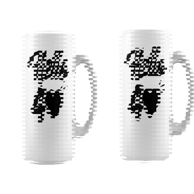 こんにちは40歳 40歳 40歳 誕生日 四十歳 母 コーヒーマグ