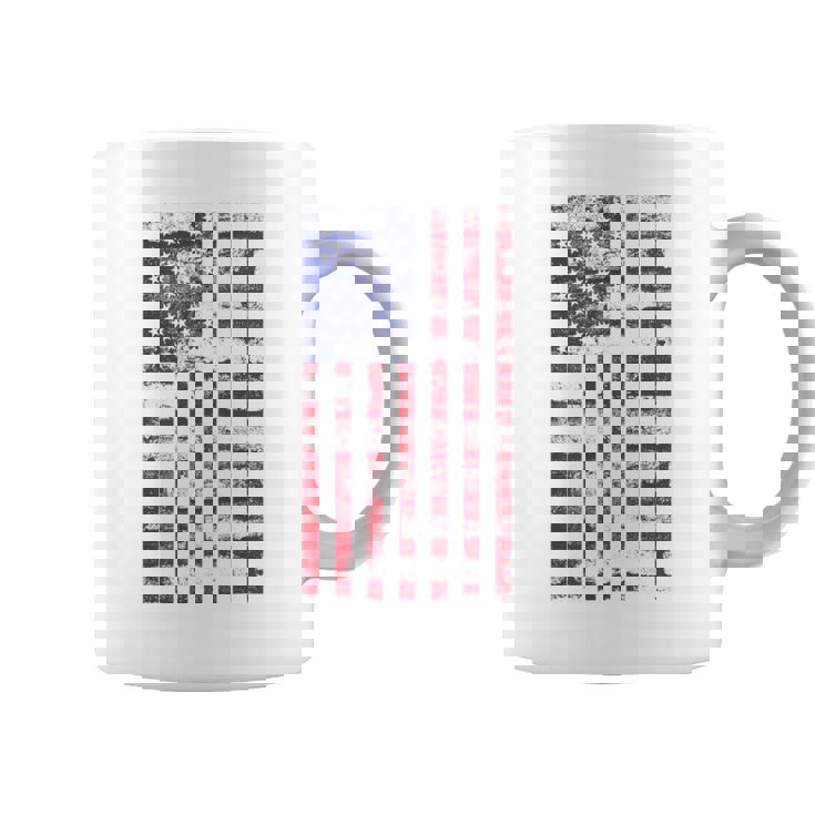 アメリカ国旗 メンズ レディース キッズ アメリカ国旗 愛国的なグランジ コーヒーマグ