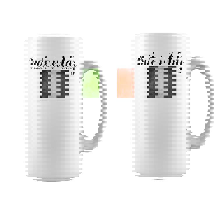 イタリア製イタリア国旗シャツ。 コーヒーマグ