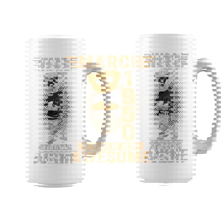 オンバック 3月76日 誕生日 男性 女性 1950年 テディベア コーヒーマグ