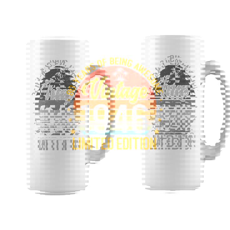 オンバック レトロヴィンテージ 1946年3月 80歳 80歳の誕生日 コーヒーマグ