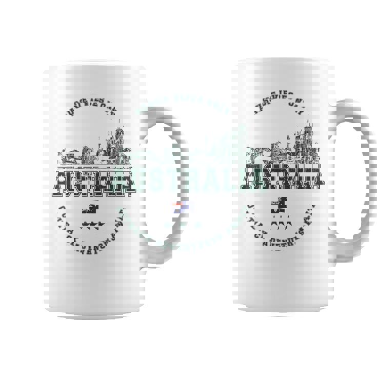 オーストラリアヴィンテージお土産オーストラリアのランドマーク コーヒーマグ