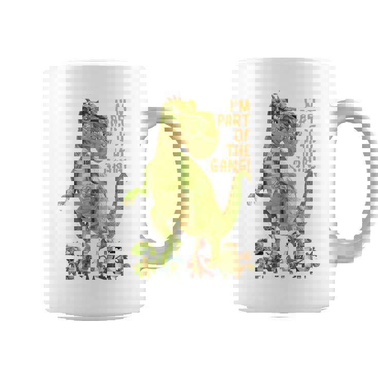 キッズ ギガントサウルス、最大の恐竜-カラフルで楽しいデザイン コーヒーマグ