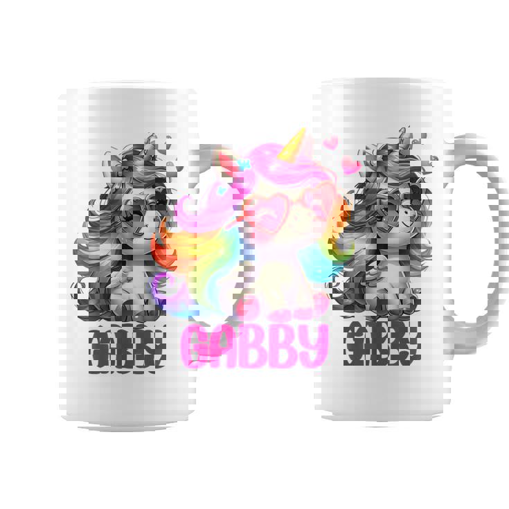 ギャビーユニコーン 名前入りデザイン コーヒーマグ