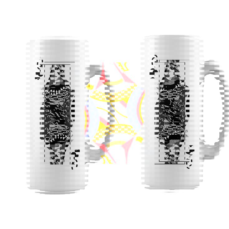 クイーンクラブ ポーカーカード トランプ ブラックジャックカード 長袖tシャツ コーヒーマグ