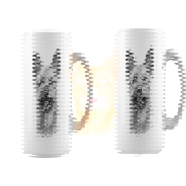 ケアンテリア 犬 グラフィック ペット アートワーク ケアンテリア コーヒーマグ