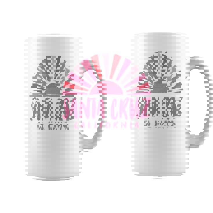 サンタクルーズ カリフォルニアサンライズ カリフォルニア州サンタクルーズ 長袖tシャツ コーヒーマグ