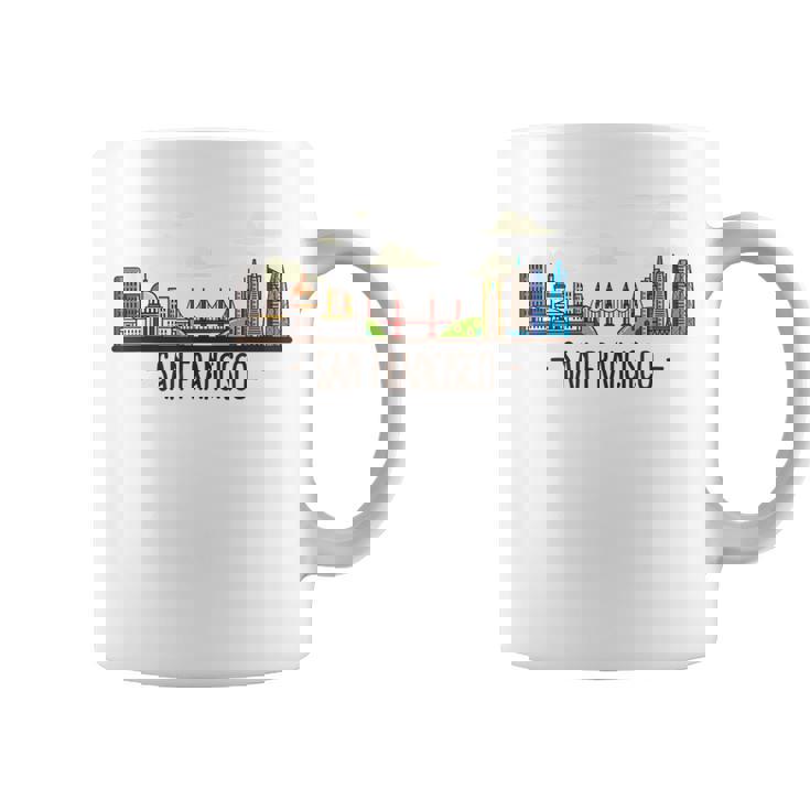 サンフランシスコカリフォルニアアメリカ合衆国-お土産 Usa コーヒーマグ