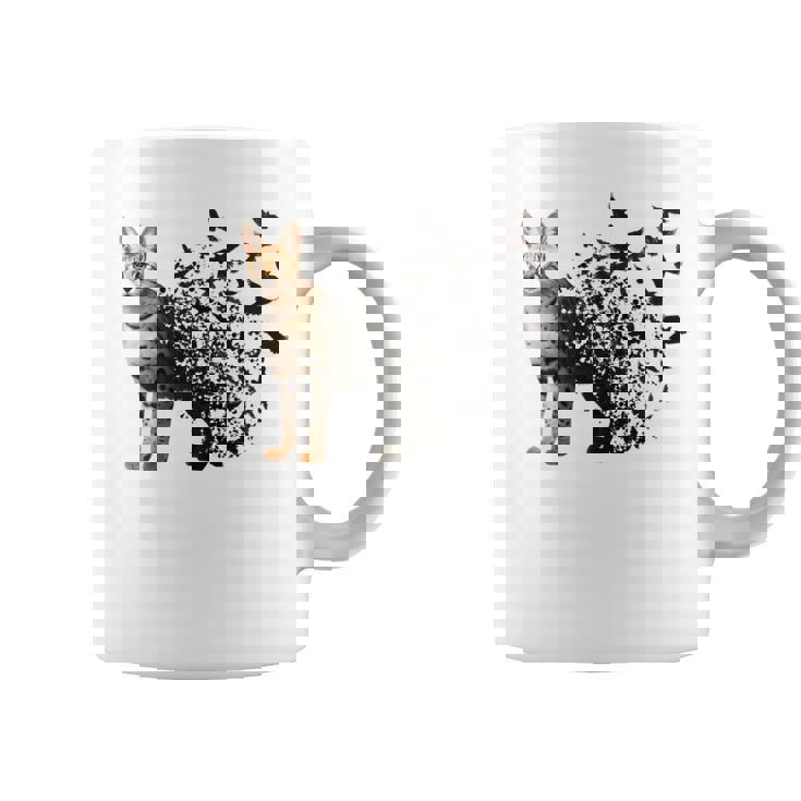 サーバルキャット 長袖tシャツ コーヒーマグ