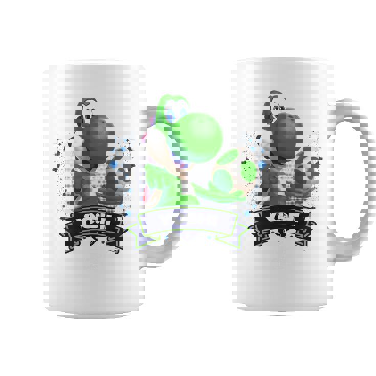 ザ・スーパーマリオギャラクシー・ムービー Yoshi Champion 長袖tシャツ コーヒーマグ