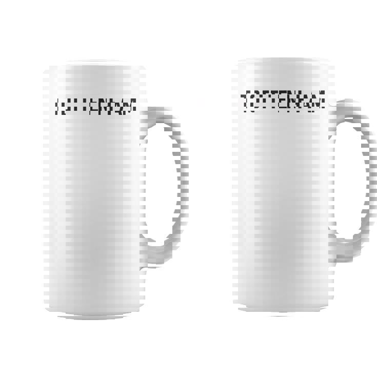 シンプルなトッテナムデザイン。 コーヒーマグ