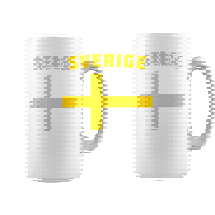 スウェーデンサッカースウェーデン国旗 ファンジャージ コーヒーマグ