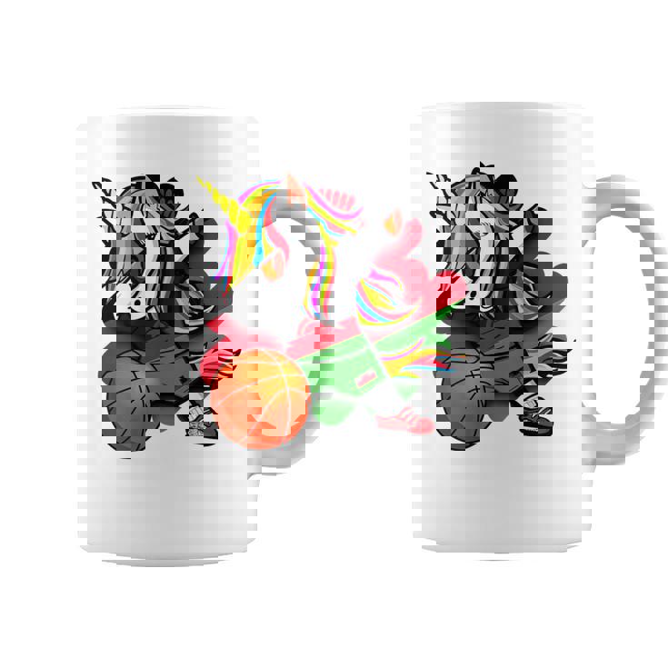 ダビングユニコーン マラウイ バスケットボールファンジャージー マラウイ国旗 コーヒーマグ