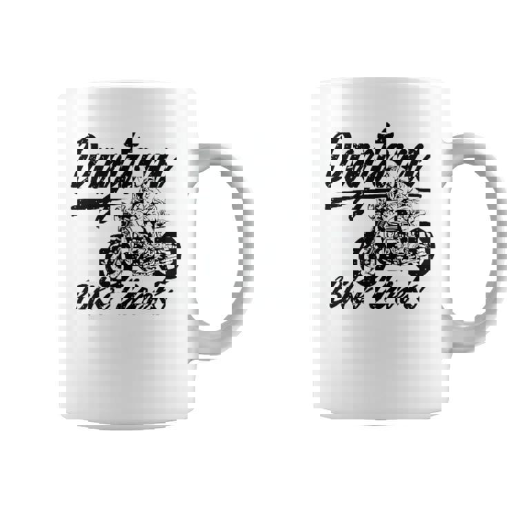 デイトナdaytona ビーチバイクウィーク レトロアンティーク調オートバイデザイン コーヒーマグ