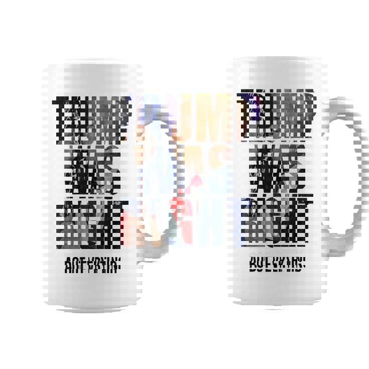 トランプはすべてについて正しかった-トランプ・キス・フラッグ コーヒーマグ