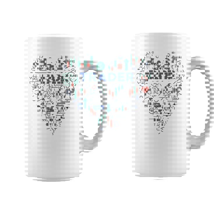 トレーダーハート I Love Cryptocurrencyトレーディング 暗号トレーダー コーヒーマグ