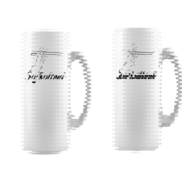 ドラムスティック トラディショナルグリップ – ジャズやドラムラインに最適 コーヒーマグ