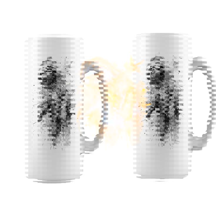 ナマケモノのアートワーク 動物ナマケモノ コーヒーマグ