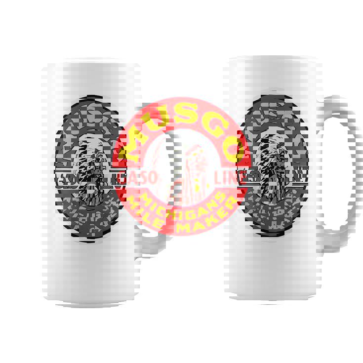 バックプリントのみ レトロ ヴィンテージ ガソリンスタンド ムスゴ ガソリンオイル コーヒーマグ